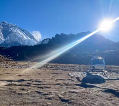 Kothe to Lukla Helicopter Flight