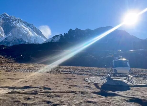 Kothe to Lukla Helicopter Flight