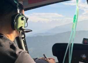 Namche to Kathmandu Helicopter Flight