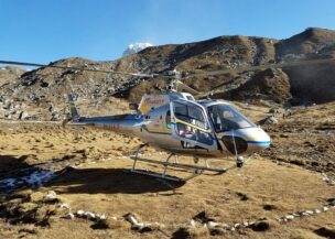 Helicopter Rescue from Lobuche