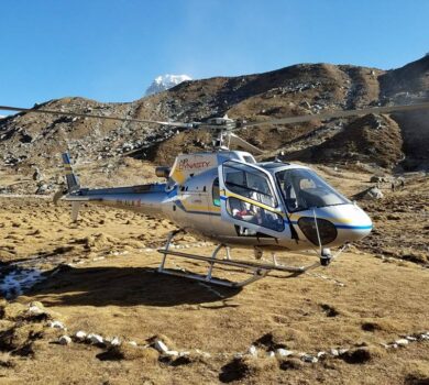 Helicopter Rescue from Lobuche