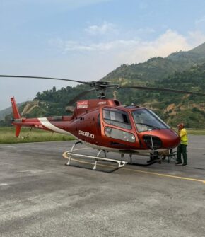 Ramechhap to Lukla Helicopter Flight