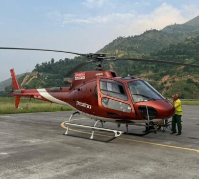 Ramechhap to Lukla Helicopter Flight