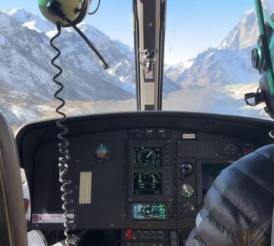 Tengboche to Kathmandu Helicopter Flight