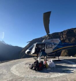 Namche to Kathmandu Helicopter Flight