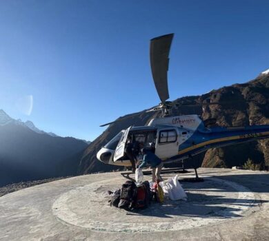 Namche to Kathmandu Helicopter Flight