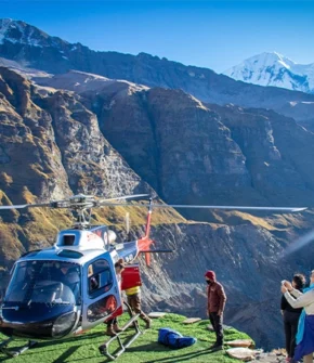 Annapurna Base Camp to Kathmandu Helicopter Flight