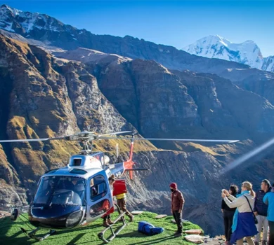 Annapurna Base Camp to Kathmandu Helicopter Flight