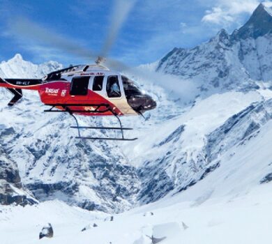 Helicopter Shuttle from Annapurna Base Camp to Pokhara