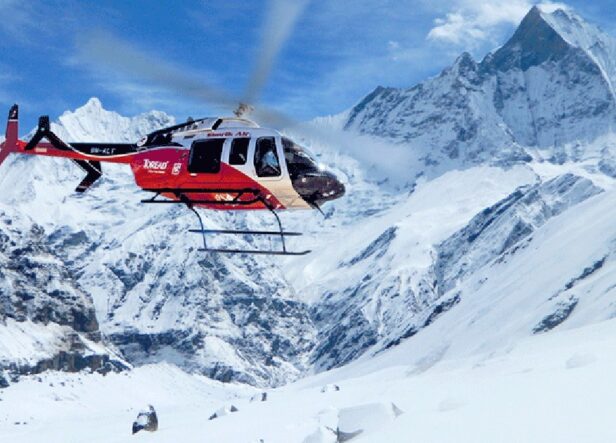 Helicopter Shuttle from Annapurna Base Camp to Pokhara