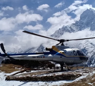 Helicopter Rescue from Dingboche