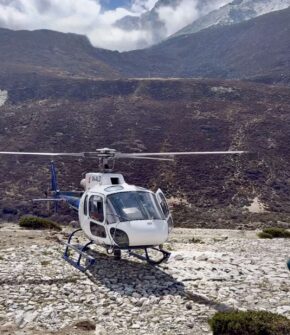 Dingboche to Lukla Helicopter Flight