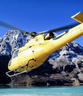 Machhermo to Kathmandu Helicopter Flight