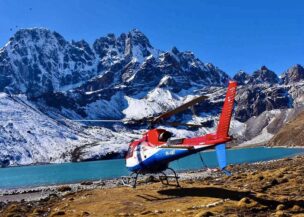 Gokyo to Kathmandu Helicopter Flight