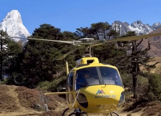 Hotel Everest View to Lukla Helicopter Flight