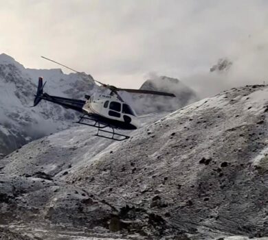 Khare to Kathmandu Helicopter Flight