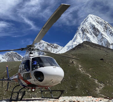 Dole to Kathmandu Helicopter Flight