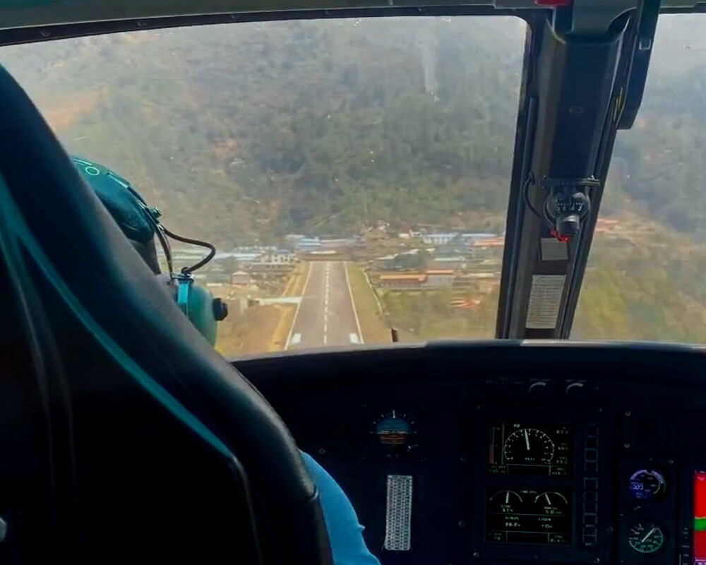 Fly to Lukla by Helicopter in October