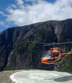 Helicopter Rescue from Namche