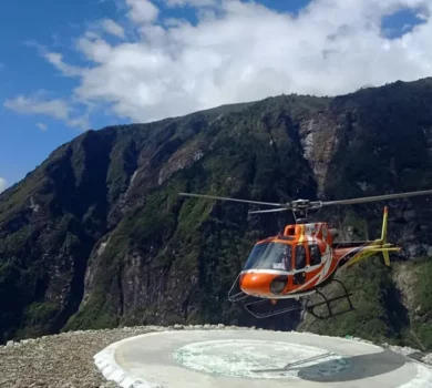 Helicopter Rescue from Namche