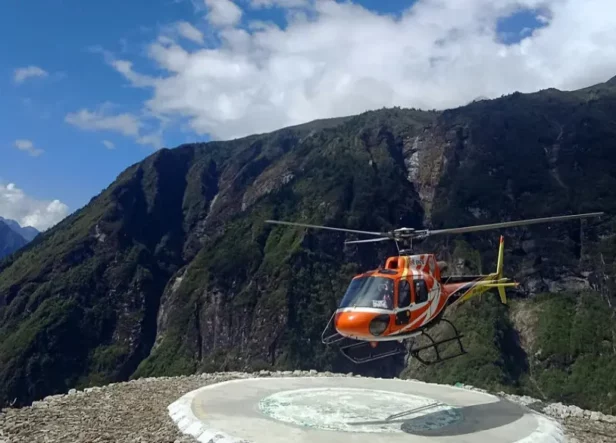 Helicopter Rescue from Namche