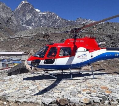 Helicopter Rescue From Gorakshep