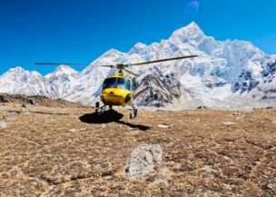 Kalapatthar to Kathmandu Helicopter Flight
