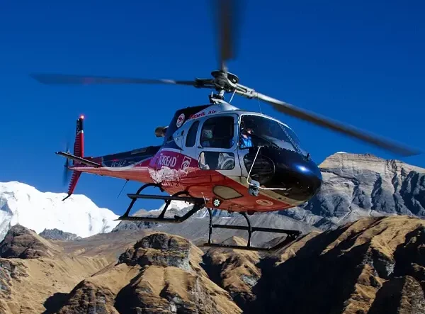 Kanchenjunga Base Camp to Kathmandu Helicopter Flight