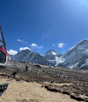 Lukla to Everest Base camp Helicopter Landing Tour