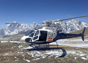 Pheriche to Kathamndu Helicopter Flight