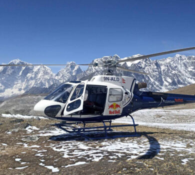 Pheriche to Kathamndu Helicopter Flight