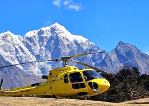 Phortse to Kathmandu Helicopter Flight