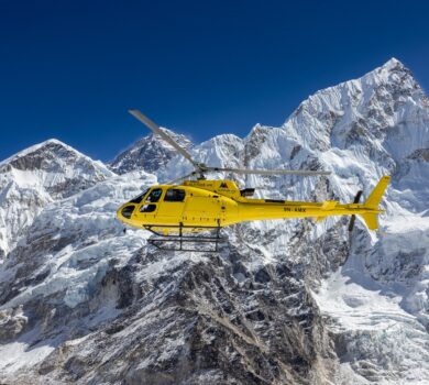 Thukla to Kathmandu Helicopter Flight