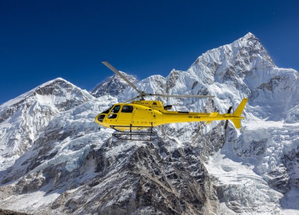 Thukla to Kathmandu Helicopter Flight