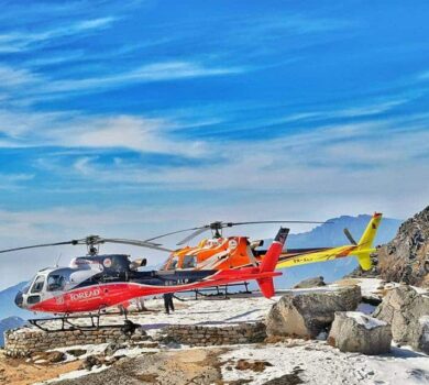 Helicopter Rescue from Langtang Region