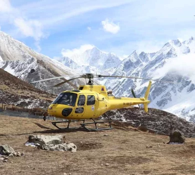 Kyanjin Gompa to Kathmandu Helicopter Flight