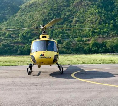 Ramechhap to Surke Helicopter Flight