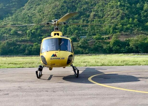 Ramechhap to Surke Helicopter Flight