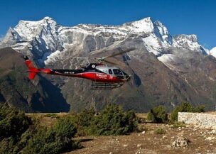 Yak Kharka to Kathmandu Helicopter Flight