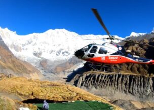 Helicopter Rescue from Annapurna Region