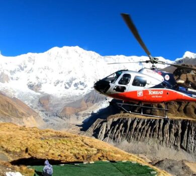 Helicopter Rescue from Annapurna Region
