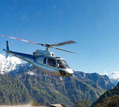 Mardi Himal to Pokhara Helicopter Flight