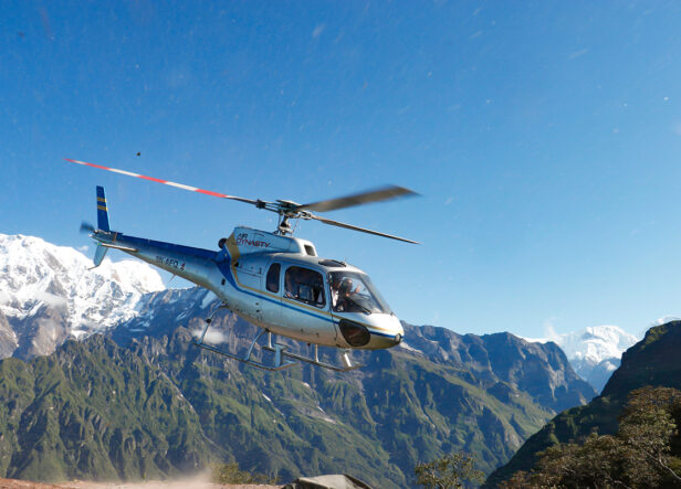 Mardi Himal to Pokhara Helicopter Flight