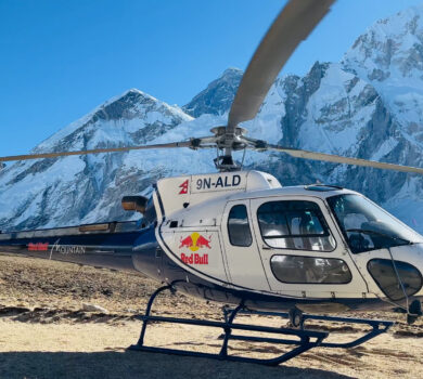 Kothe to Kathmandu Helicopter Flight