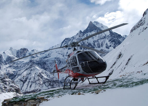 Lungden to Kathmandu Helicopter Flight
