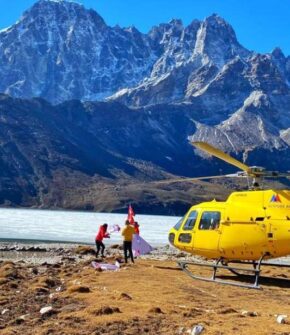 Lukla to Gokyo Lake Helicopter Landing Tour