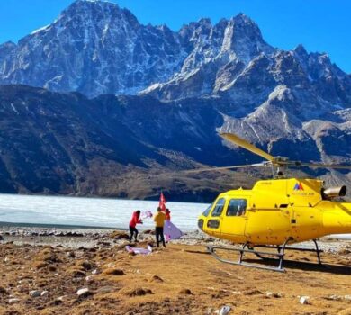Lukla to Gokyo Lake Helicopter Landing Tour