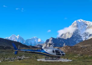 Thangnak to Kathmandu Helicopter Flight