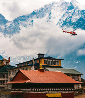 Everest Luxury Helicopter Tour with Overnight at Tengboche