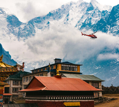 Everest Luxury Helicopter Tour with Overnight at Tengboche